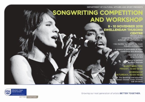 songwriting competition 2018 swellendam 30 october 2018